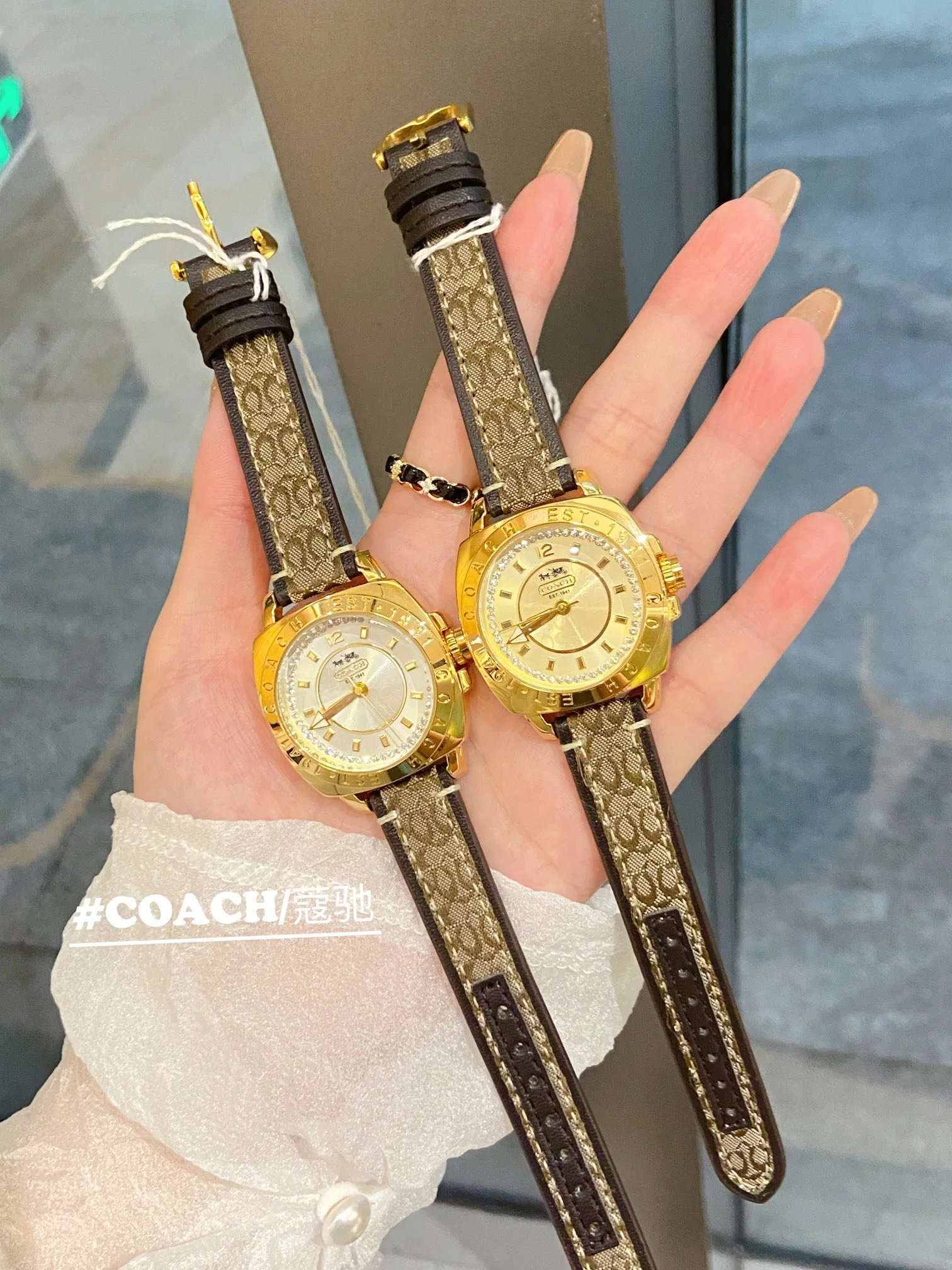 Designer Watch Classic Quartz Women's Watch 36mm Watch Diameter Fabric Leather Strap