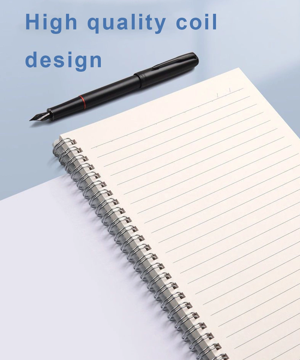 Custom Binder Journal Digital Graphing Hardcover writing Diary Book Print كتابة دفتر يوميات طباعة دفتر ملاحظات مقاس A5 دفتر ملاحظات حلزوني