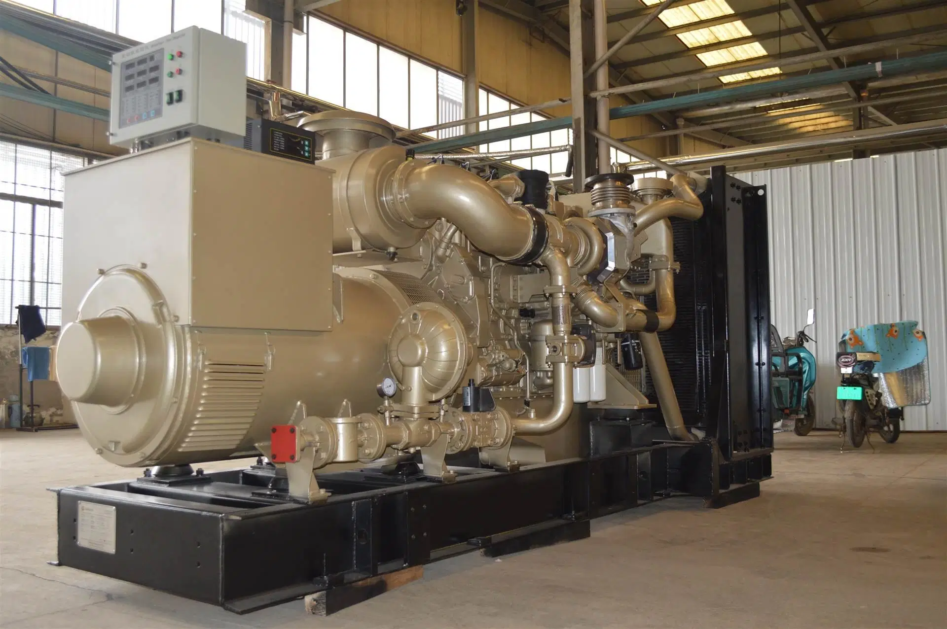 10-300kw Gas Generator Natural Gas Engine Power Plant