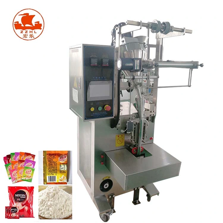 Flour Milk Coffee Soda Spice Chilli 3 Side Seal Powder Packing Machine