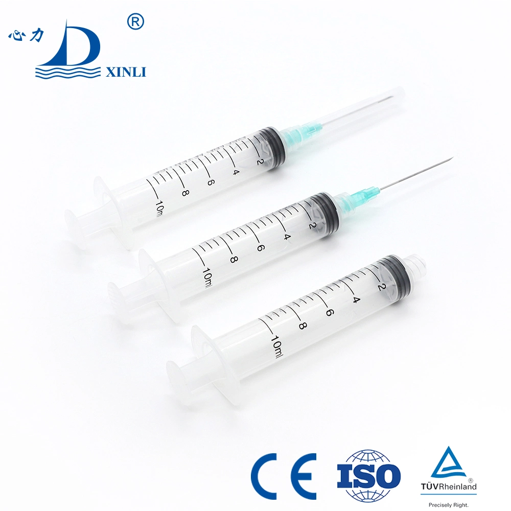 3-Part Disposable Sterile Medical Injection Animal Syringe for Veterinary Luer Lock