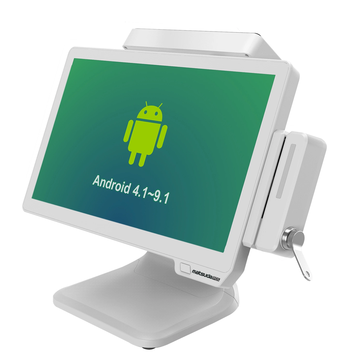 The Latest Model Aluminum Alloy 15.6inch Dual Screen Android Cash Register