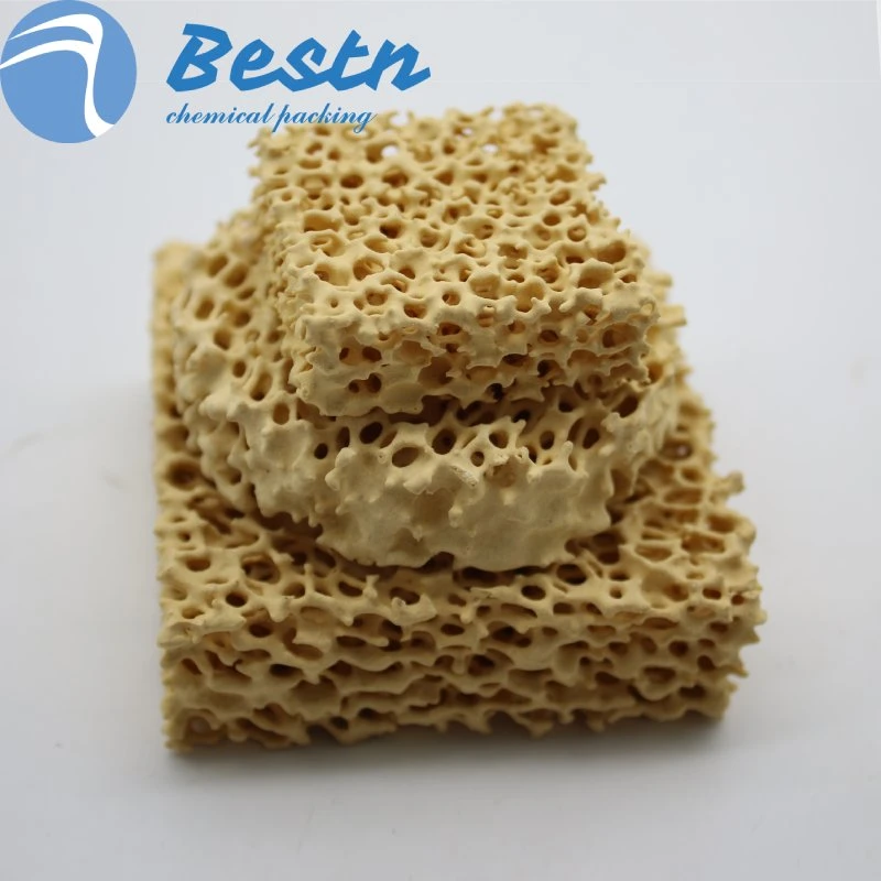 Resistance 1700&ordm; C Zirconia Ceramic Foam Filter for Magnesium Oxide Casting Filter Mesh for Casting