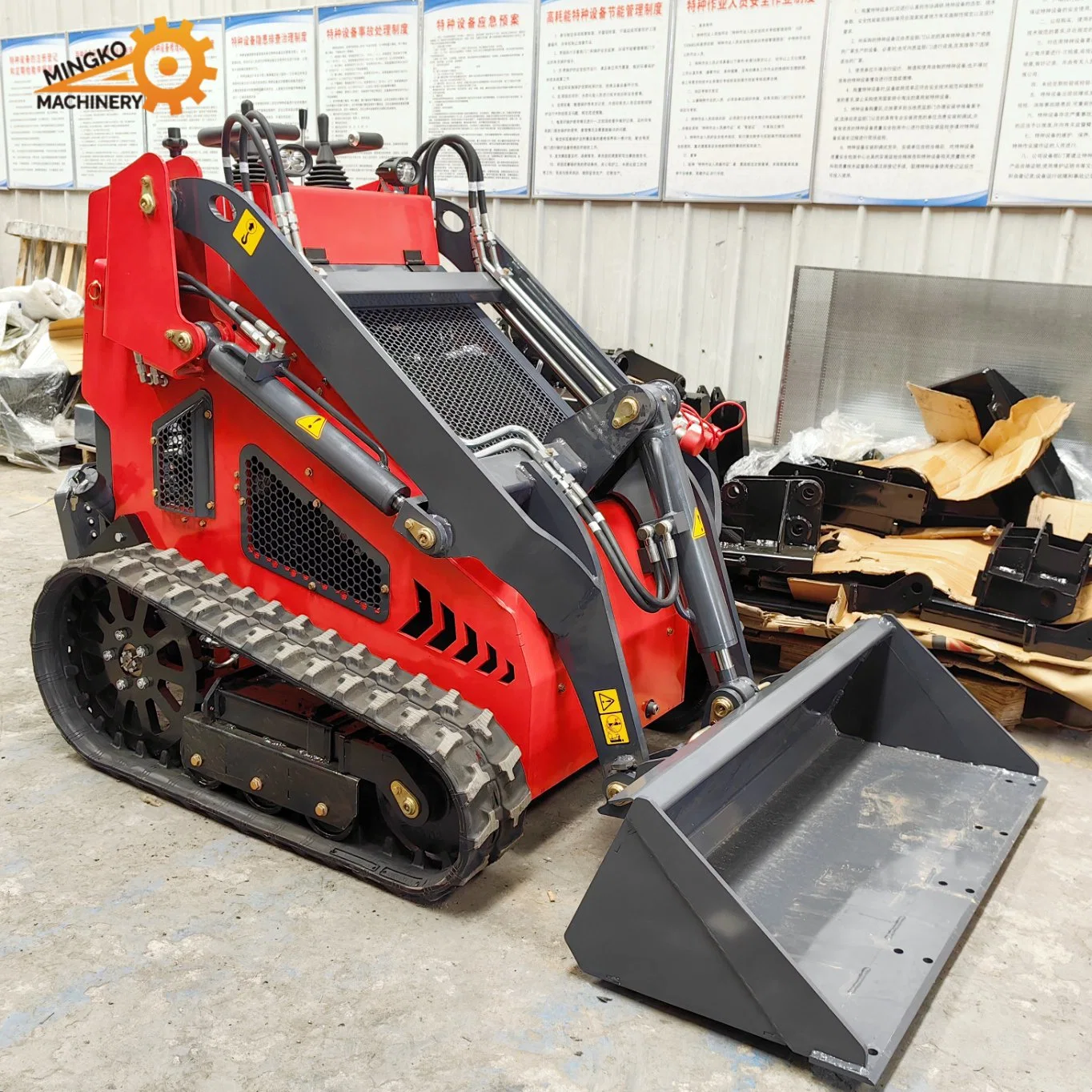 Chinese Skid Steer Loader Cheap CE Euro5 EPA Engine Diesel Wheel Crawler