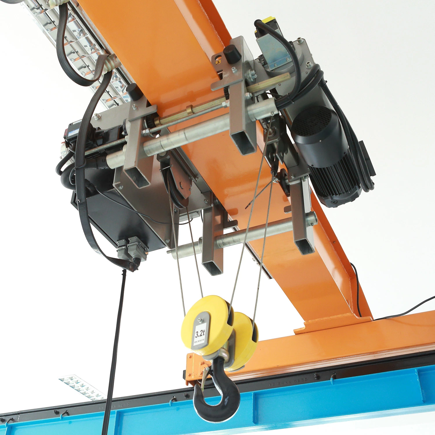 3 Ton 6m Double Speed Low Headroom Single Girder Wire Rope Hoist