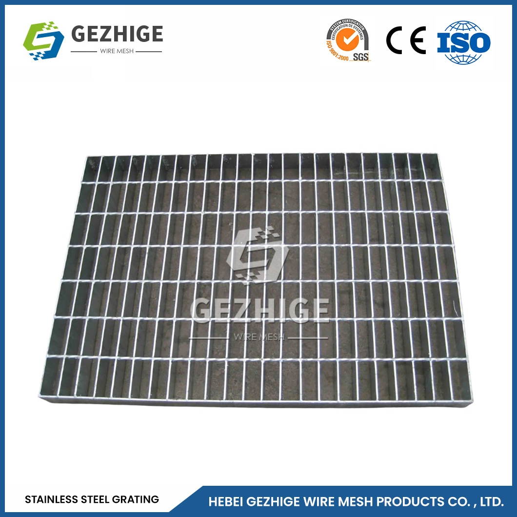 Gezhige Durable Ss Floor Grating Manufacturers Wholesale/Supplier 304 Stainless Steel Grating China 1"X3/16" 1/4"X3/16" Ss Drain Grating