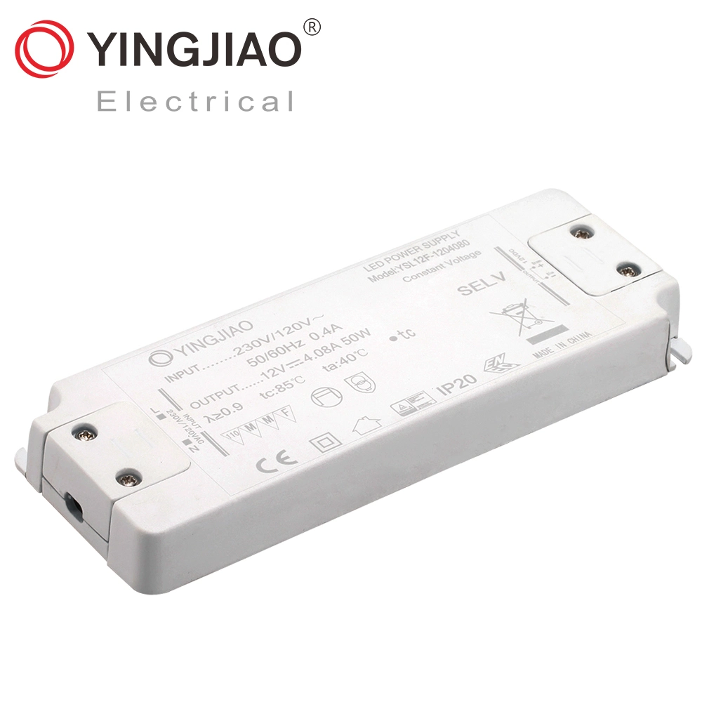 Usine OEM/ODM 12W/20W/30W/50W IP44 IP20 Super Thin LED Driver Alimentation avec TUV/CE/UL/RoHS/ISO9001.