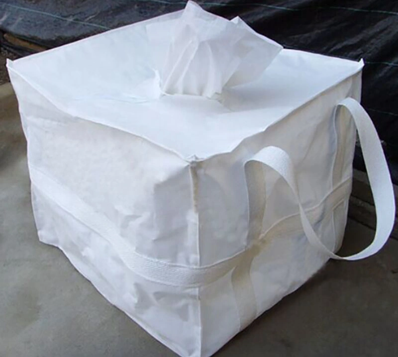 Al por mayor PP Big Bag grs Certified Factory 2000kg Bulk Sack Esquina interior 1 Ton Super Jumbo Bolsa de arena PP tejido Bolsa Jumbo