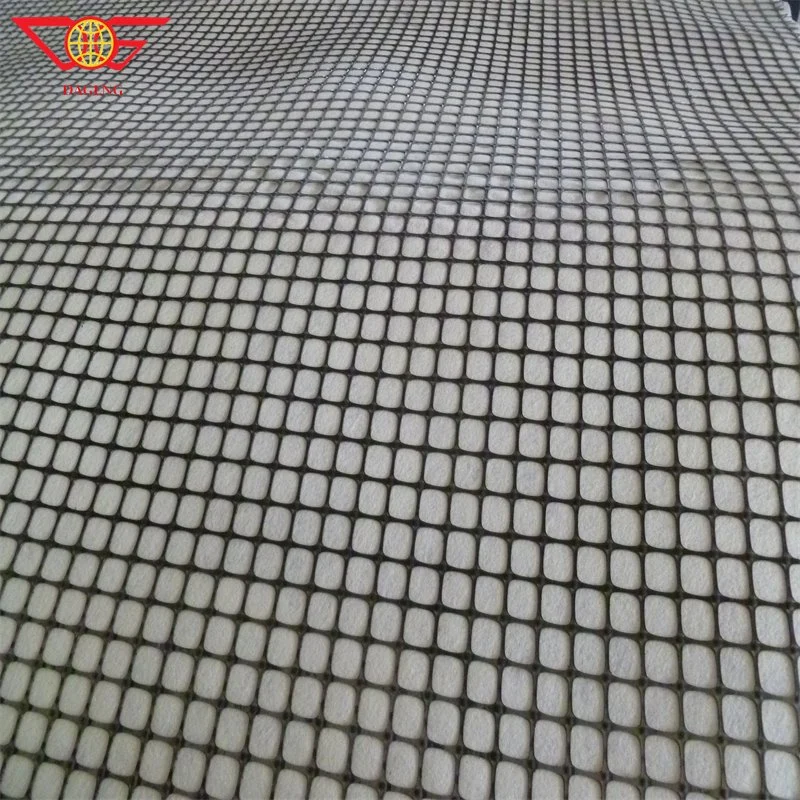 البلاستيك Geogrids مركبة geotextliles لبناء الطريق لتعزيز الرصيف بيع جيوجريد محوري PP