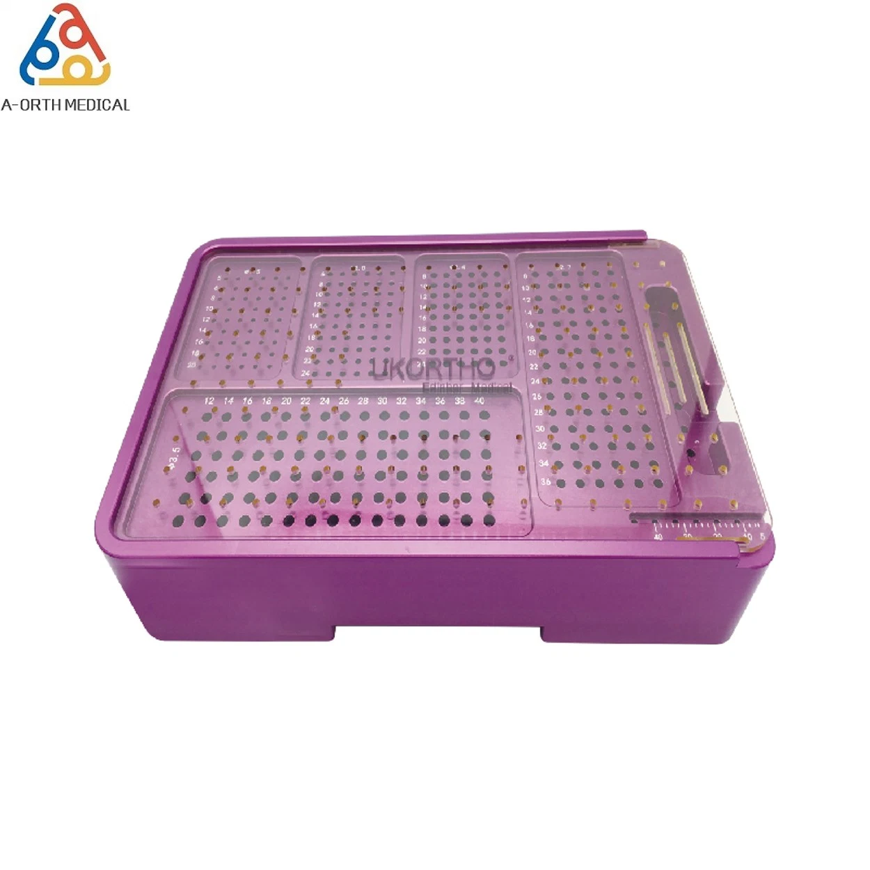 Polymer Medical Instrument Box of Surgical Orthopedic Instrument Set and Screws