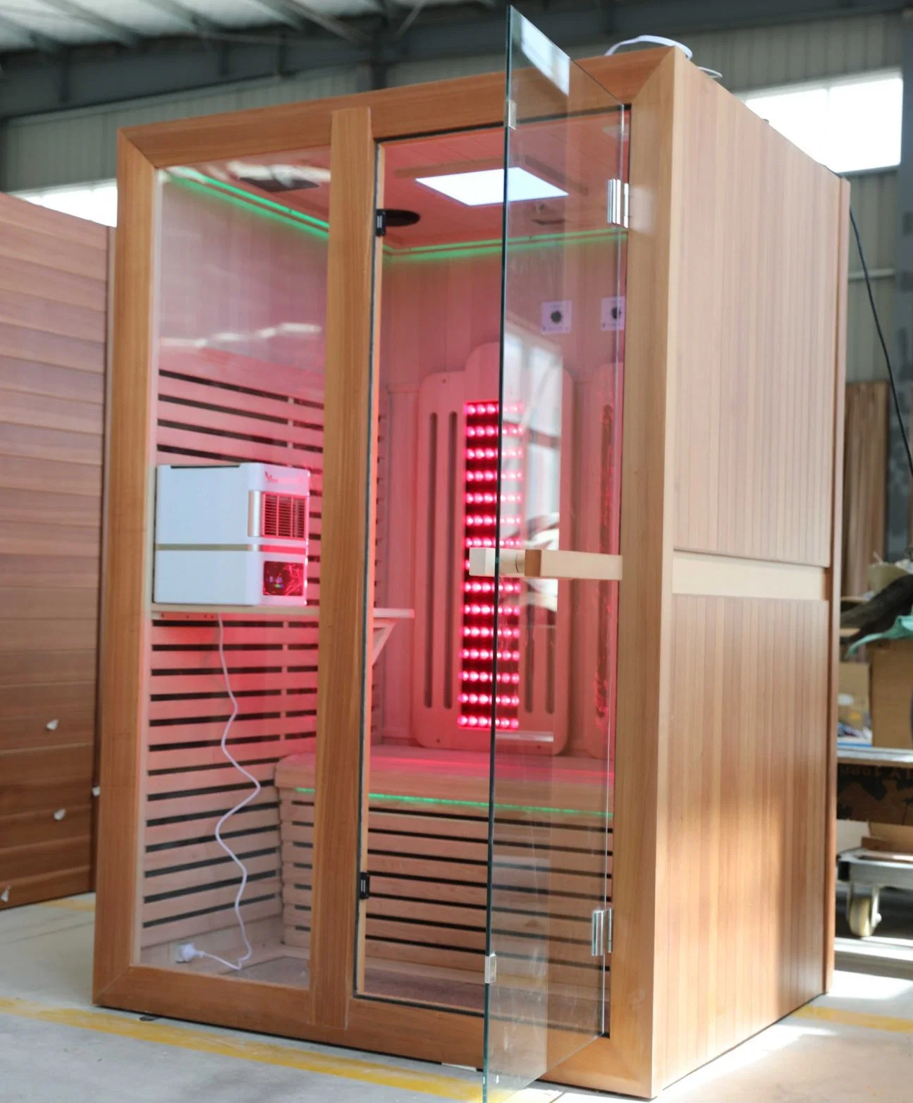 Approve OEM/ODM Hot Selling Wood 1-2people Room Dry Steam Sauna