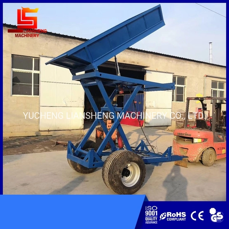 Southeast Asia Hot Sale Heightened Trailer, Sugarcane Hydraulic Dump Trailer, Sugarcane Transfer Truck Farm Hydraulic Tipping Trailer