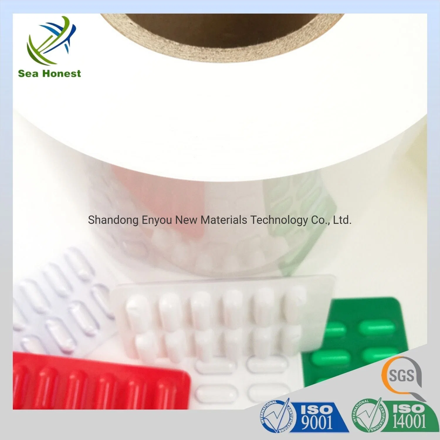 250 Micron Rolls White Plastic Sheet for Pharmaceutical Package