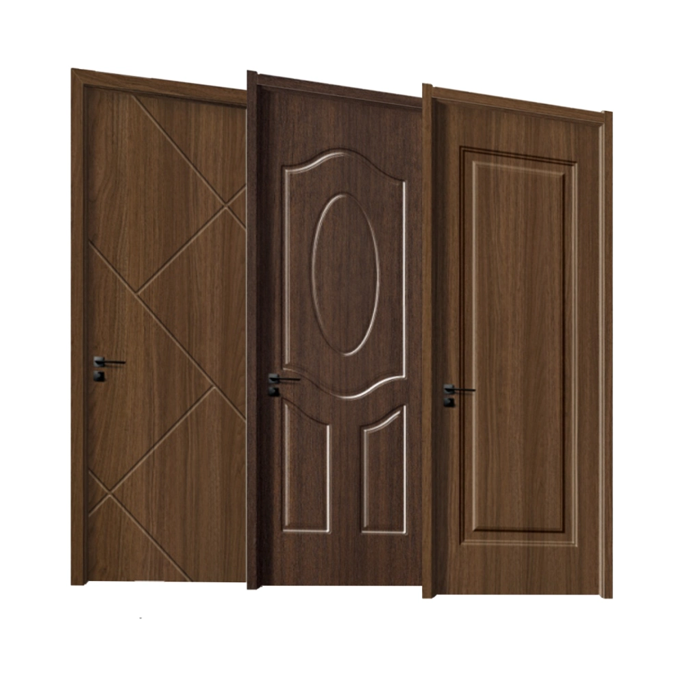 Shengyifa Simple Design Wooden Plastic Timber Hotel Room PVC Toilet Door