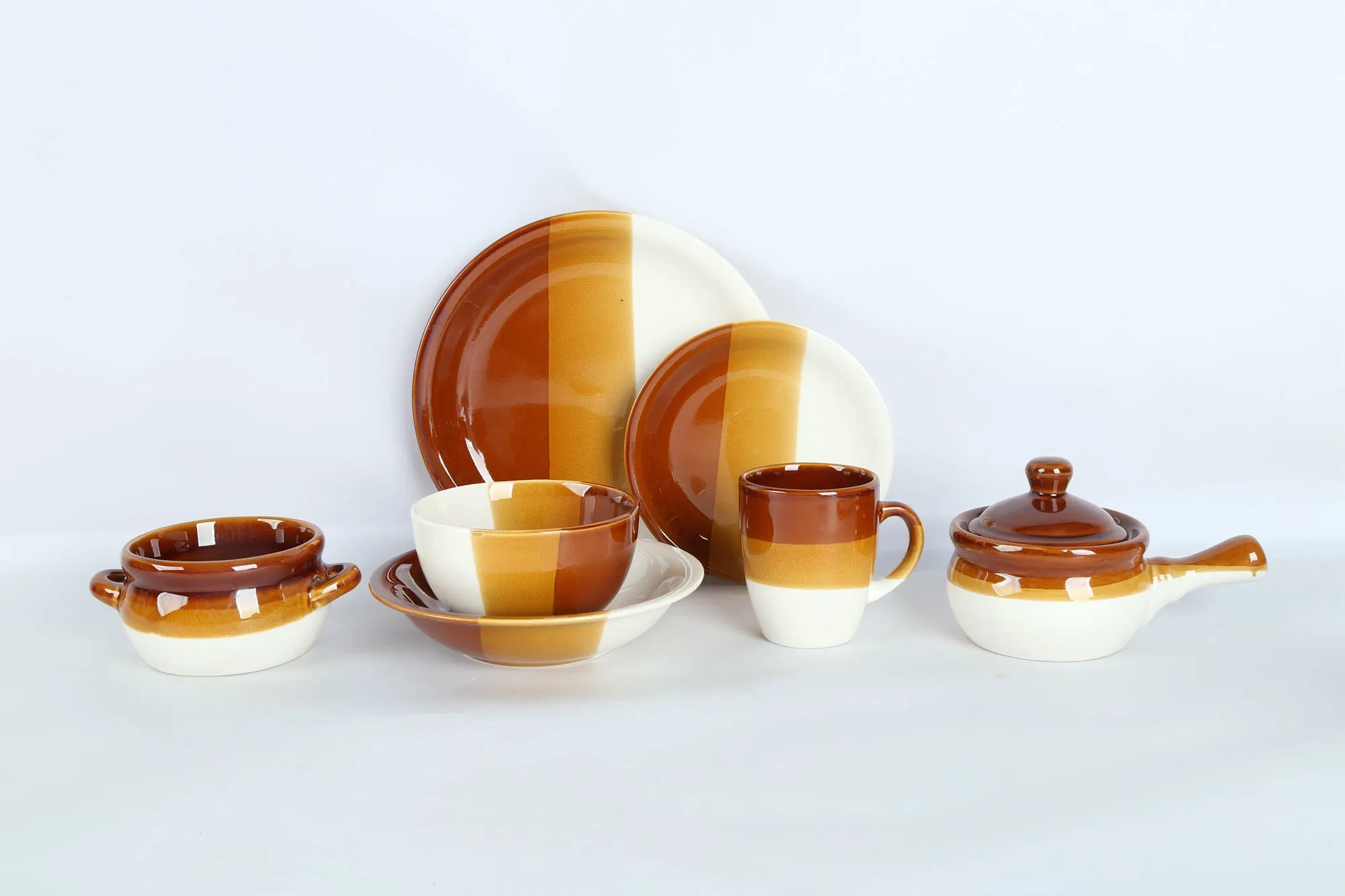 Conjunto de dinnerware Dolomite da panela de Chá do açúcar