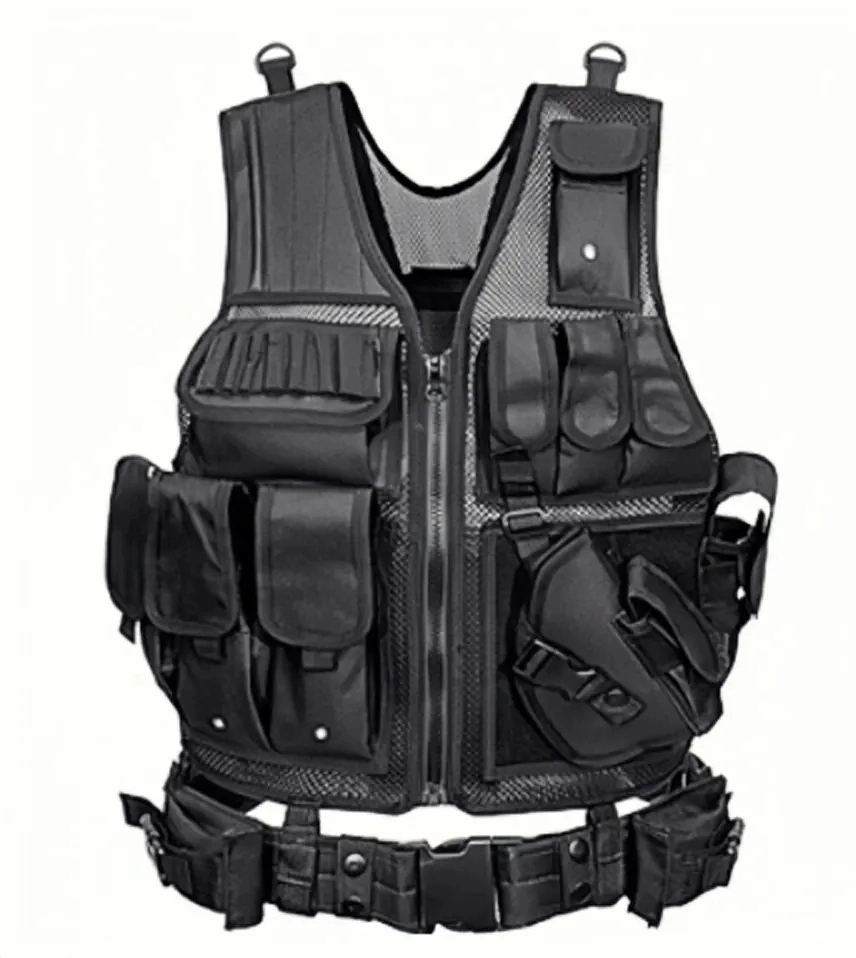 Outdoor Equipment Tactical Vest Mesh Stab Proof Breathable Vest Security Combat Tactical Vest