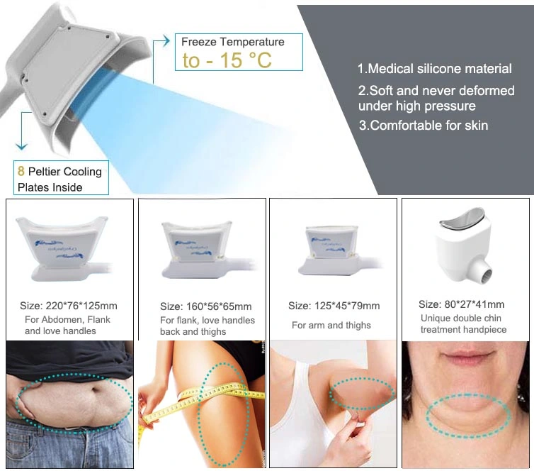 La cryothérapie corps gras Cryolipolysis Gel Minceur Machine de perte de poids