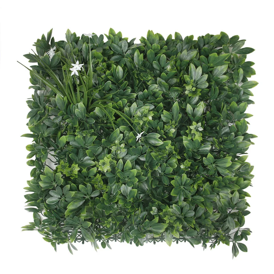 Outdoor Backdrop Faux Greenery Artificial Boxwood Topiary Panel Plastic Grass Wall for Outdoor Decor