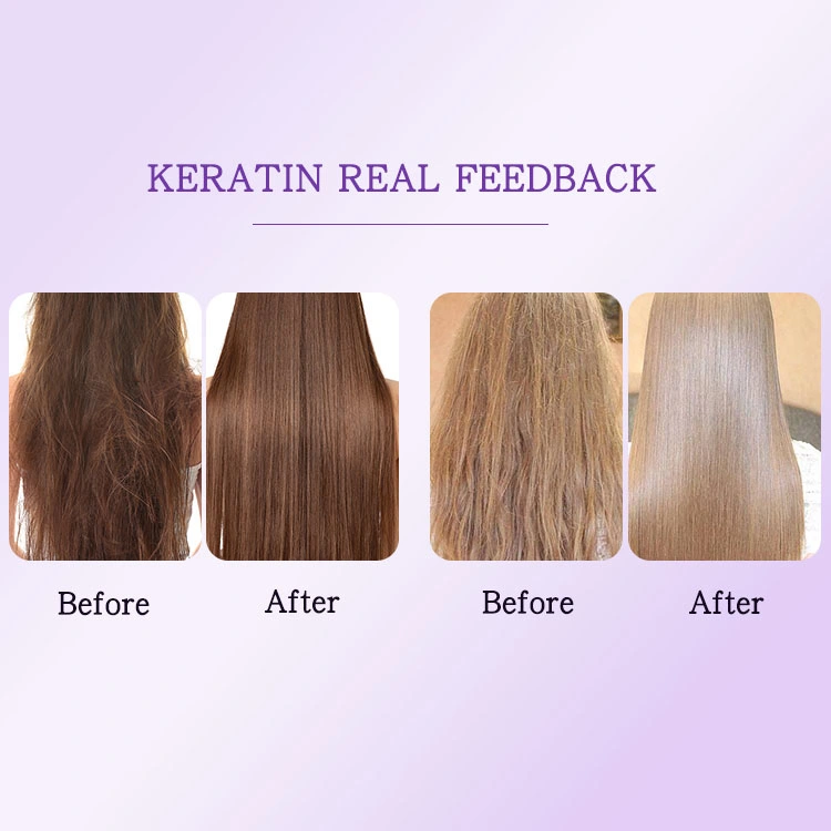 Eigenmarke Haarpflege Produkt Brasilianische Keratin Protein Haarglätter Creme-Behandlungskit