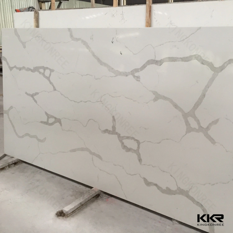 20mm Carrara White Engineered Marble Quartz Stone