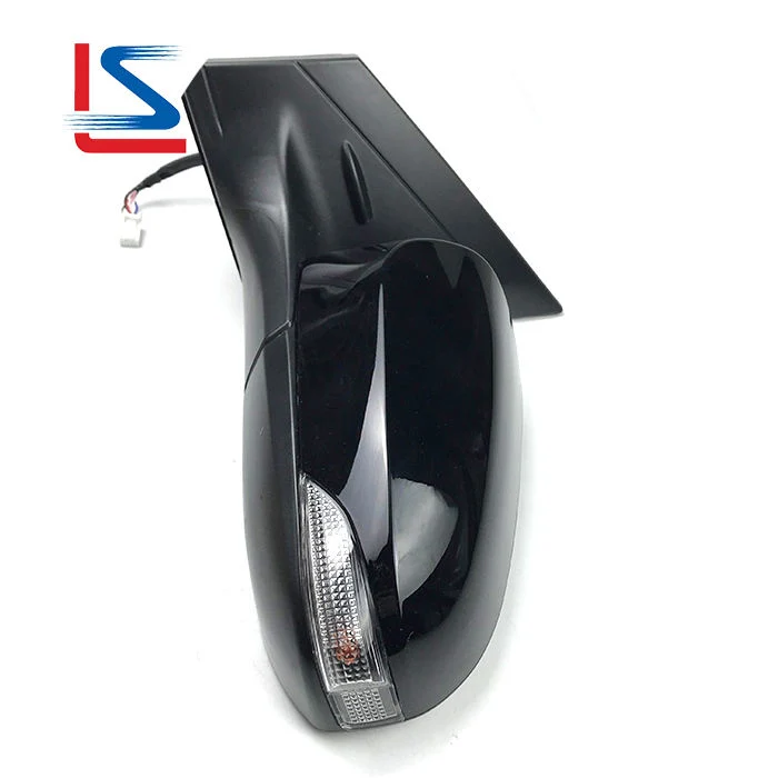 Auto Parts Car Side Mirror para Yaris/VIOS 4D 2014 Electric Espelho rebatível com lâmpada 7 linhas