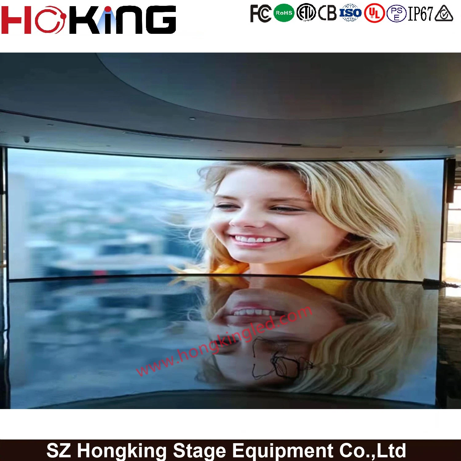 Hotel Equipment Indoor P5 for Far View Distance LED Billboard