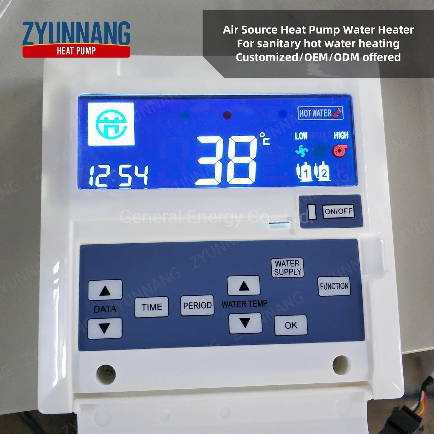 High Performance Inverter Residential Air to Water Heat Pump Hot Water Supply