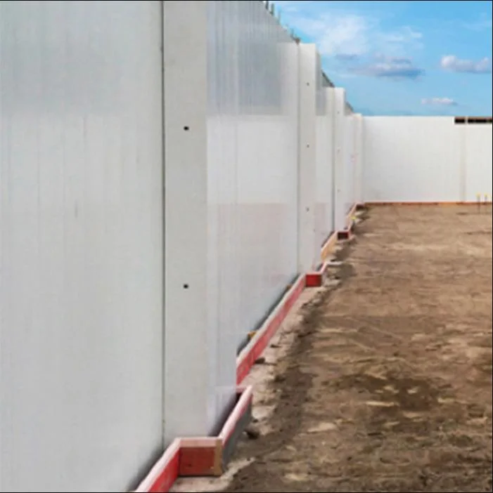 Vinyl Panels Permanent PVC Walling Solutions of Concrete Wall Formwork