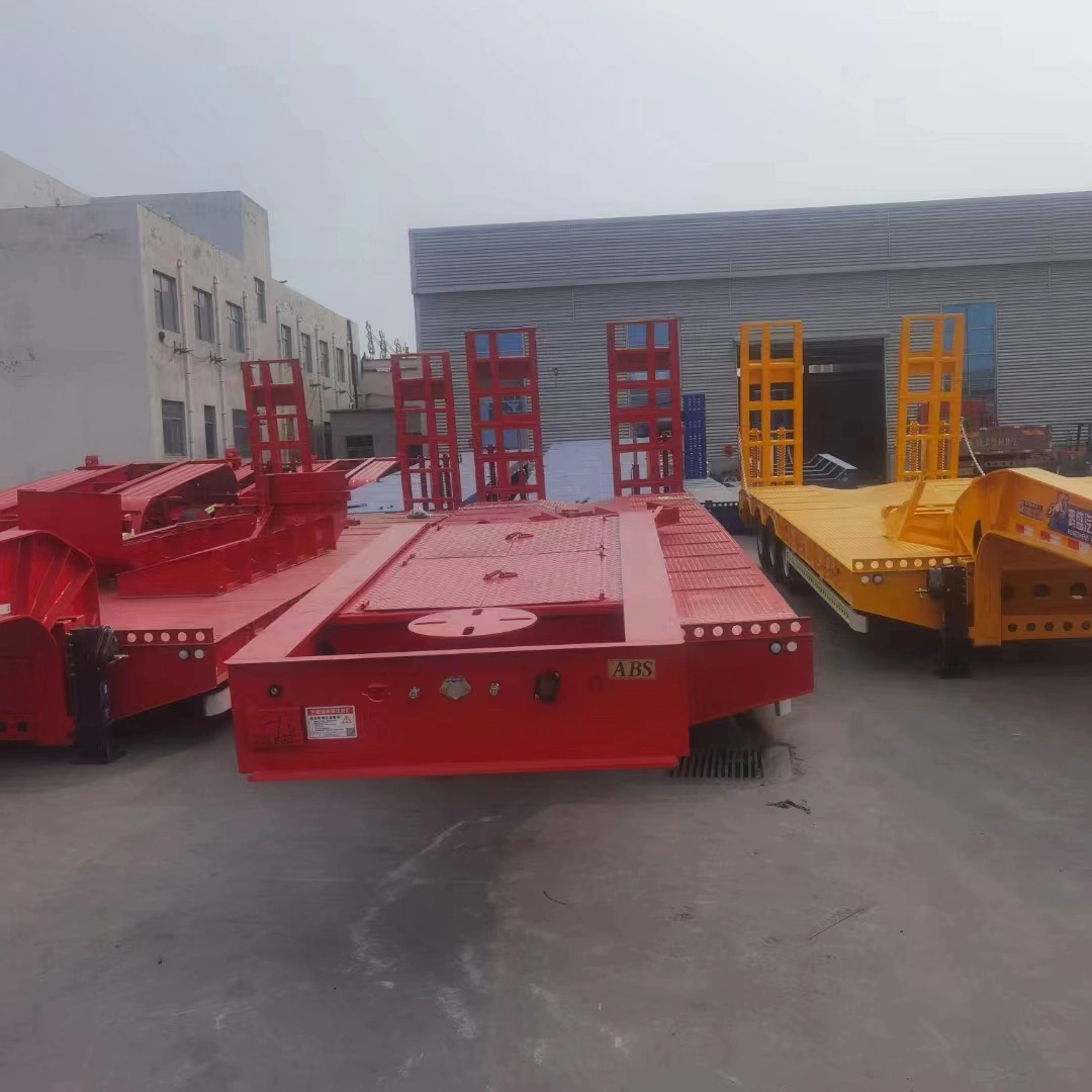 Cheap Price 3axle Tractor Hydraulic Cylinder Side or Rear End Tipping Dump Truck Semi Trailer for Sale