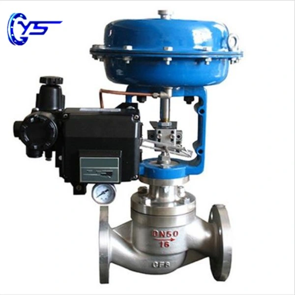 Yaosheng Zjhp Series on off PTFE Single-Seat Pneumatic Piston Control Valve