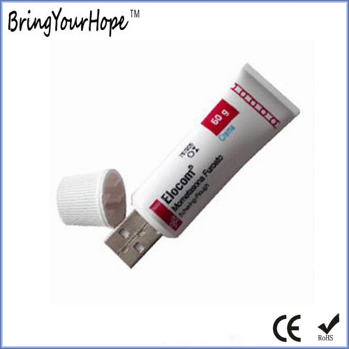 Customized Toothpaste Shape PVC USB Key