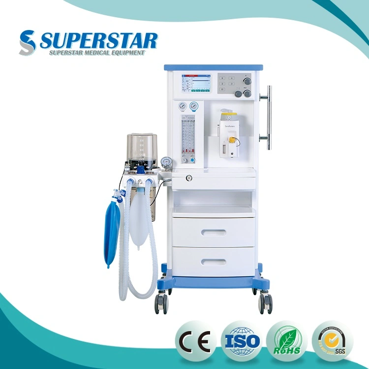 Superstar Medical China Supplier High Performance Compact Medical Equipment Anesthesia Machine S6100d