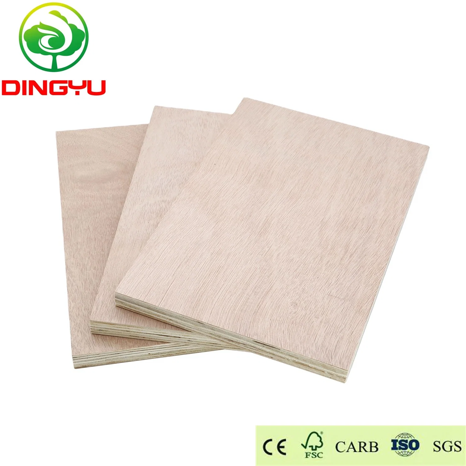 Commercial Timber Poplar / Birch / Pine Plywood for Furniture