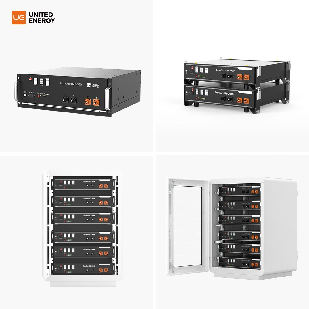 UE Mobile Energiespeicher Batterie 48V 100Ah 200Ah Rack Lithium LiFePO4 Batterie