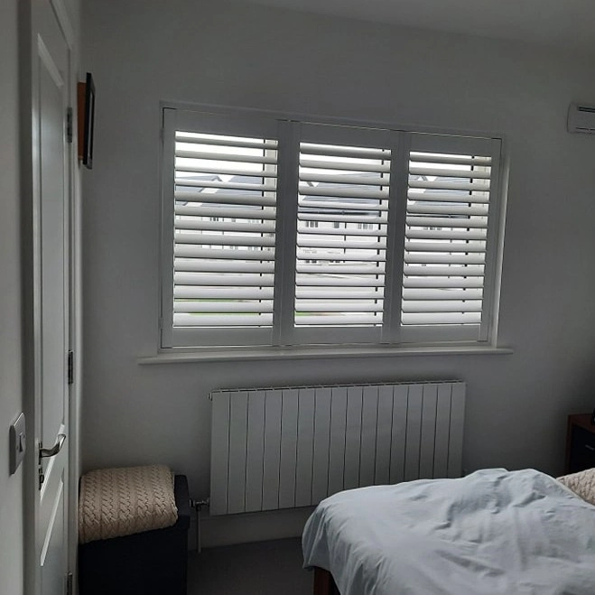 Qualität Plantation Shutter PVC Poly Vinyl Lamellen Fabrik nach Maß