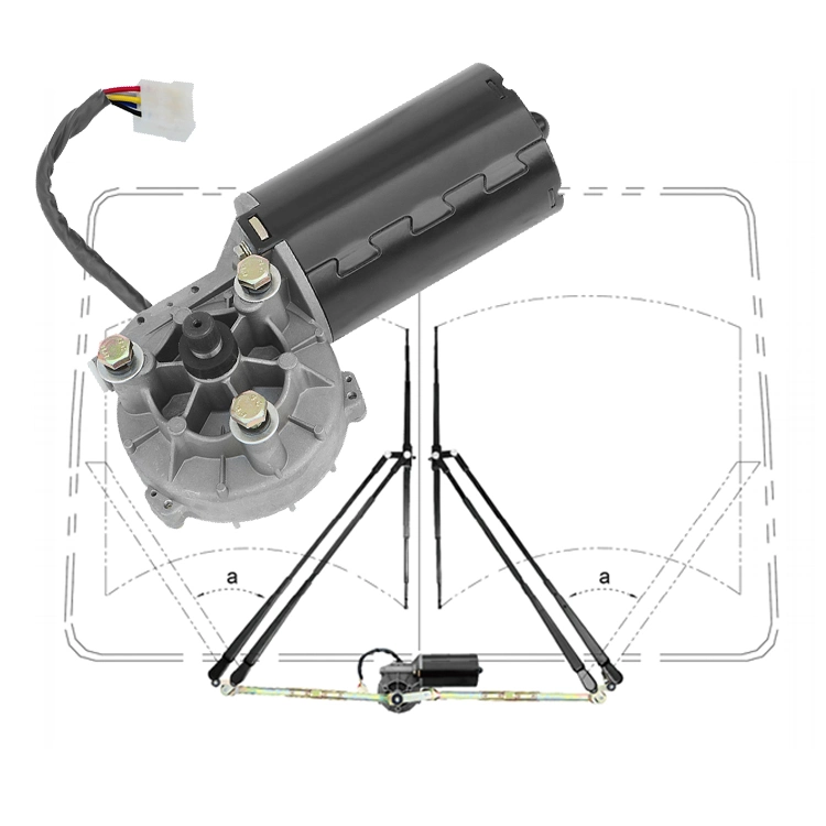 12V 180W DC Motor del limpiaparabrisas eléctrico en el entretenimiento del sistema de punto de luz o luces de techo para los campistas