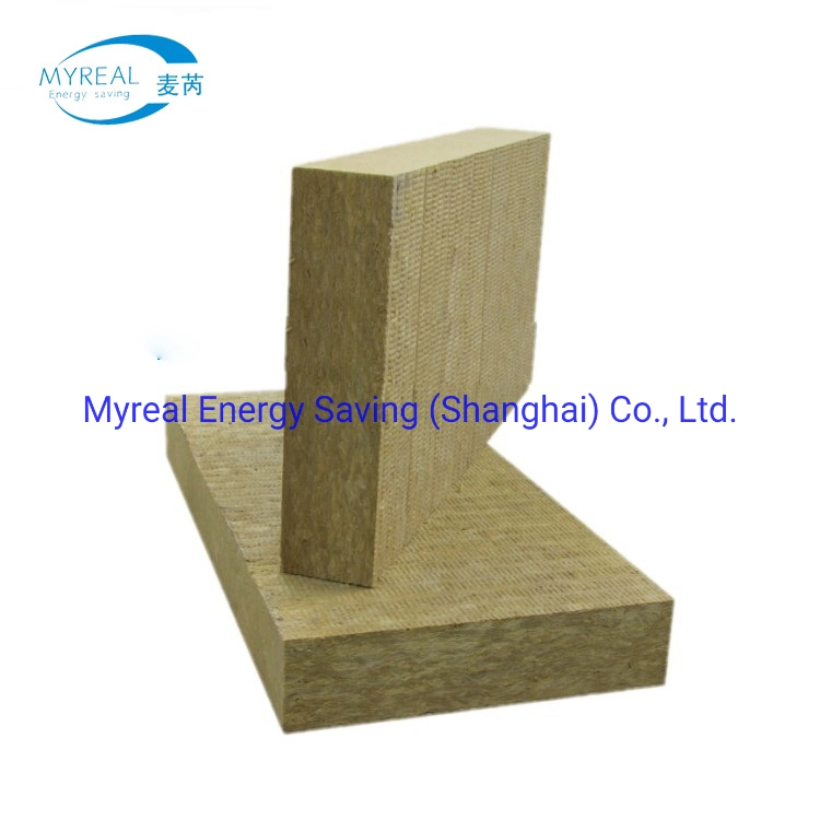 50mm Thick Rock Wool Board Construction Building Materials for Wall Insulation