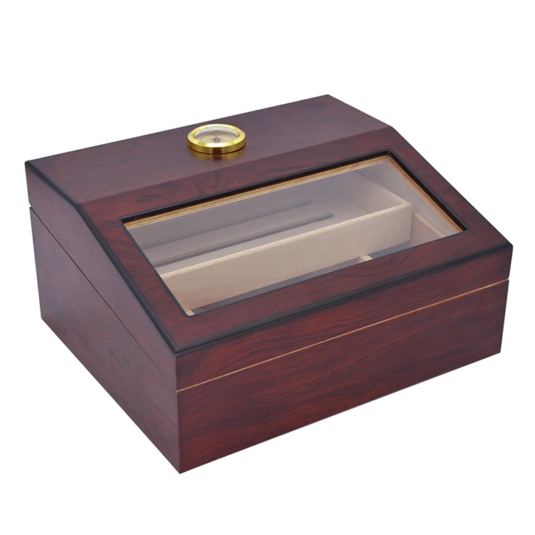 Wholesale/Supplier Portable Travel Cigar Humidor Case Wooden Box Store Cigars