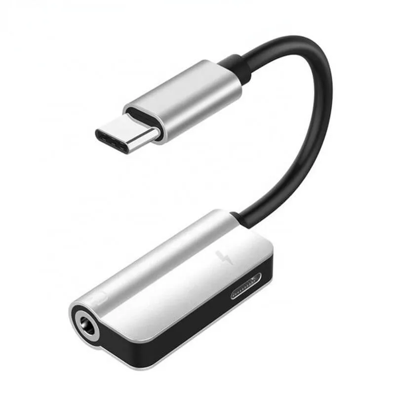 Adaptateur 2-en-1 ultime de type C vers écouteurs 3,5 mm pour les appareils Samsung.