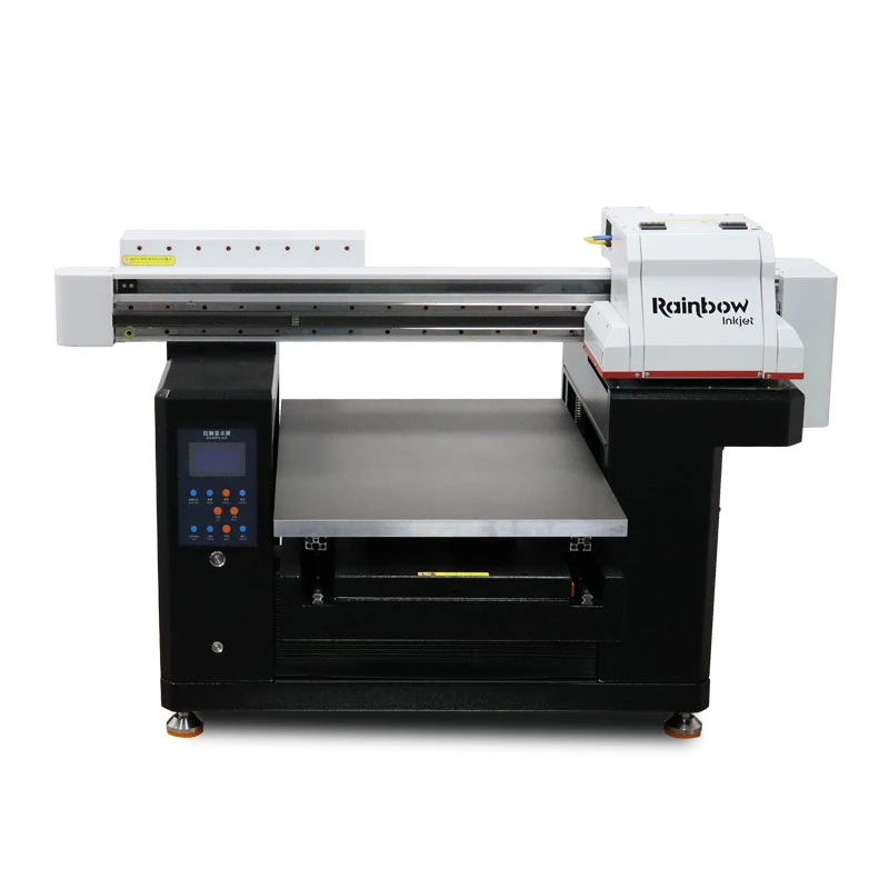 Digital UV Flatbed A2 Printing Machine 5070 para Nome da empresa Papel para placa de impressão de cartões de identificação