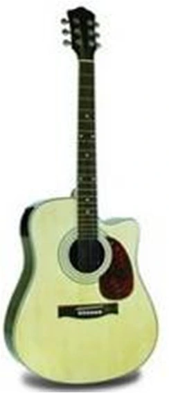 Factory Direct Sell 41" Acoustic Guitar with ABS Color Stripes