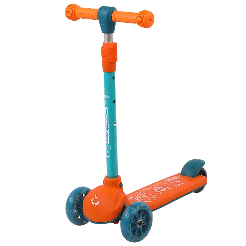 Лучший подарок для детей 3 Колеса складные нажмите Kick скутер для ребенка дети детей 2-14 лет легкий вес для изготовителей оборудования на заводе для скутера фальцовки