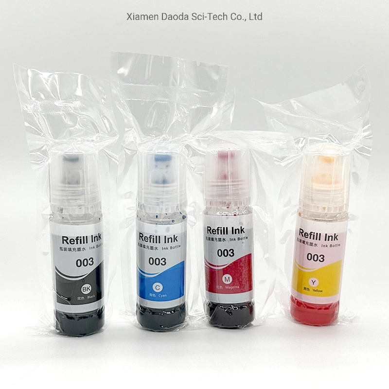 Refill Dye Ink 002/003/004 for Epson L3110/L5190/L3151/L3150/L3111/L3156/L3160/L3116/L1110/L3100/ L3101/ L3170/L4150/L416/L6160 /L6170/ Ecotank Inkjet Printers