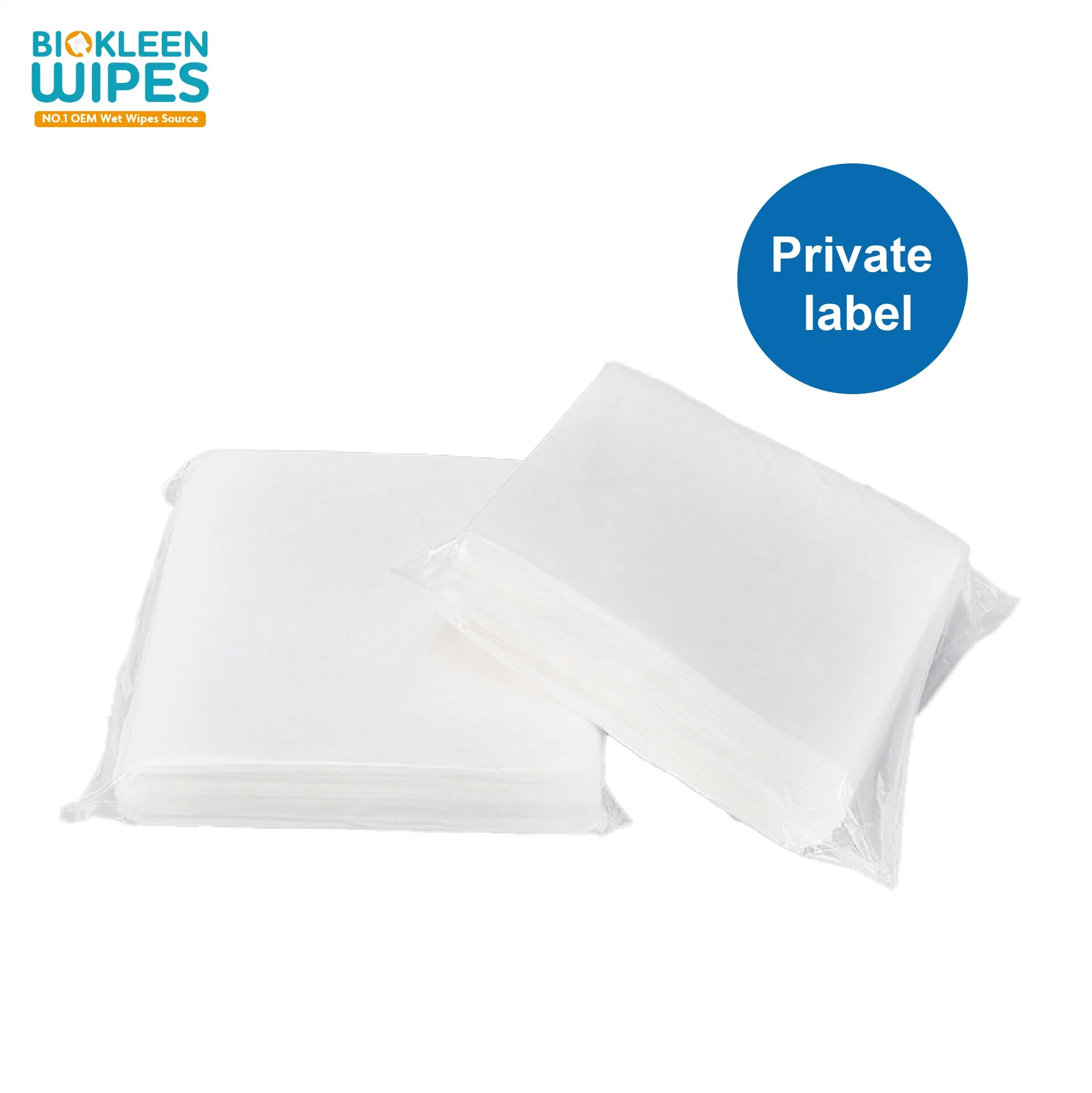 Biokleen Disposable Silicon Free Cleanroom Wiper Paper 9"X9" Cleanroom Head Wipers 55% Cellulose Cleanroom Wiper Lint Free 300PC