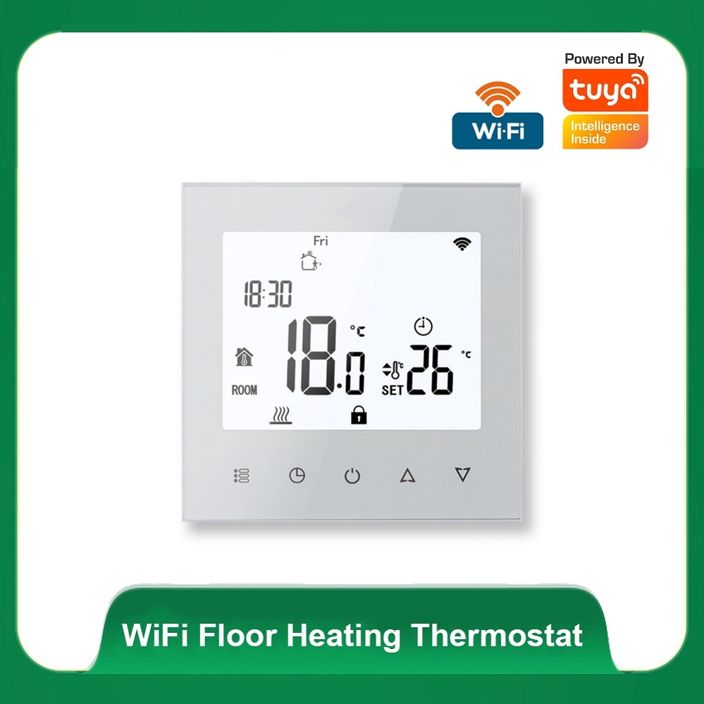 Termostato Alexa WiFi para calefacción de suelo de calderas Smart Temperature Control 220V Termostato Zigbee Digital caliente