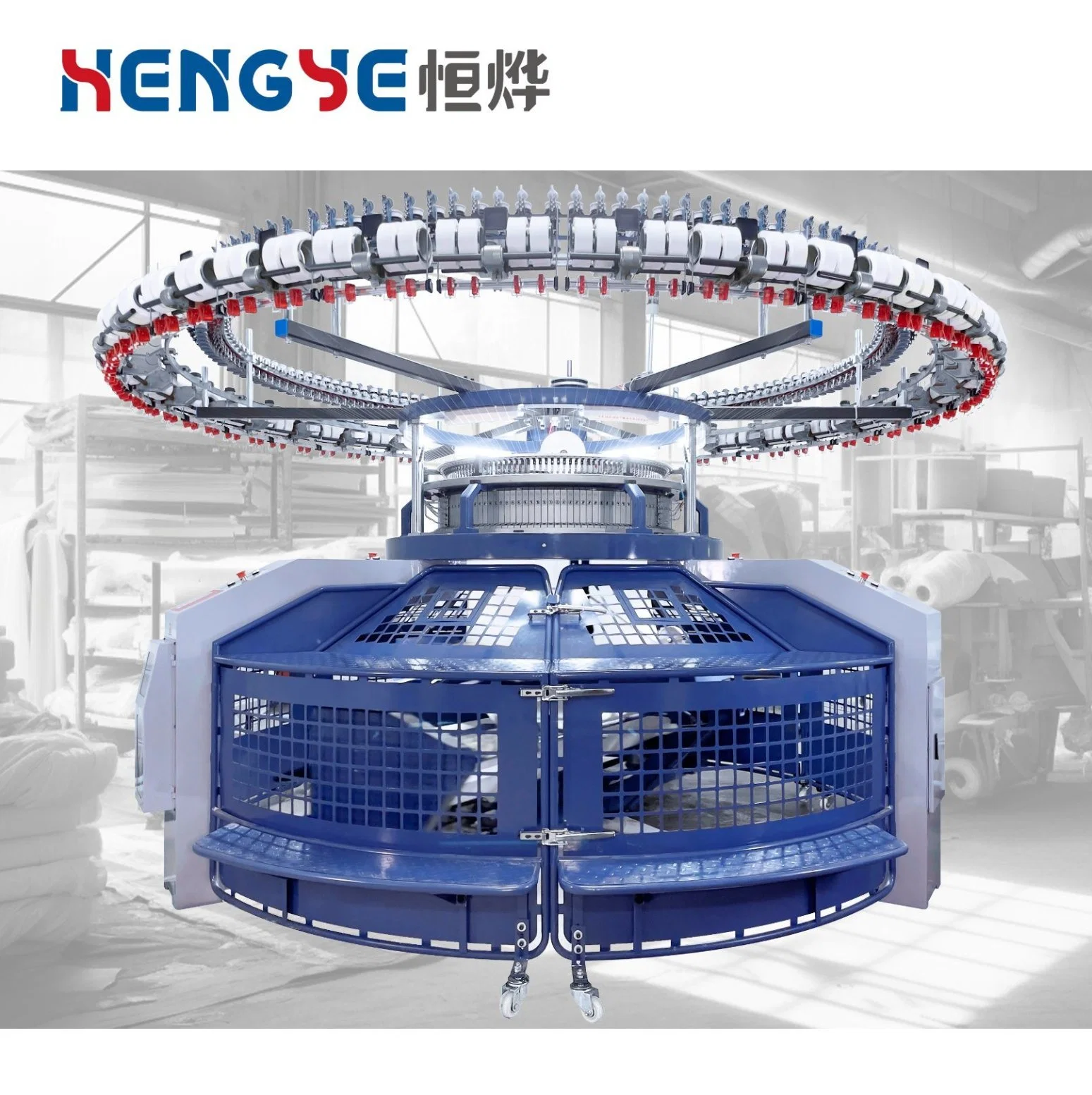Hengye experto fabricado de ancho abierto tela circular de punto único Loom
