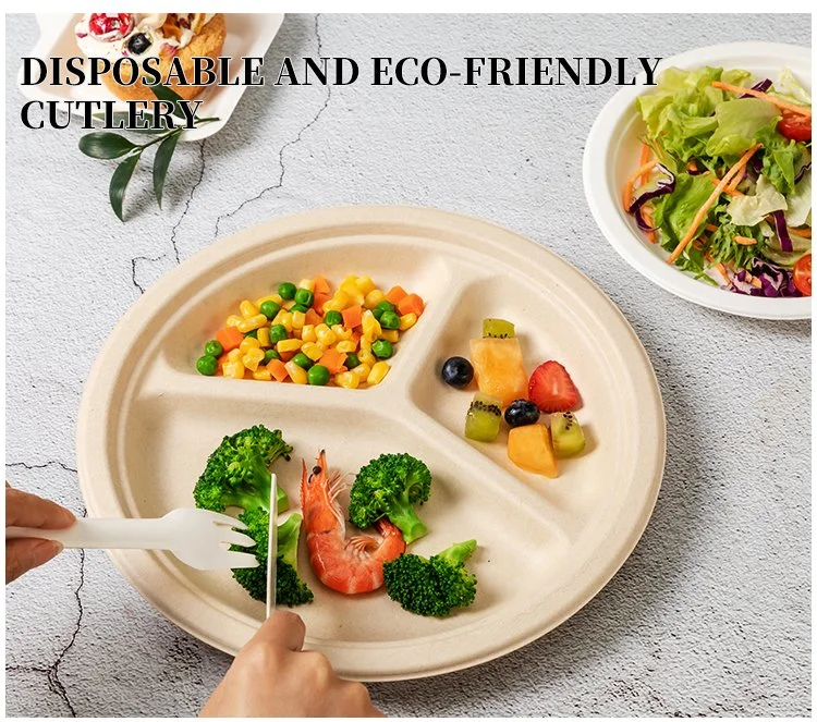 Wholesale/Supplier Biodegradable Disposable Cornstarch Cutlery Plastic Spoon Knife Fork Cutlery Set