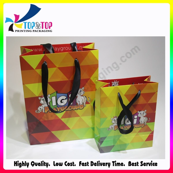 Customized Luxury Folding Cosmetic Gift Packaging Paper Bags Factory Price