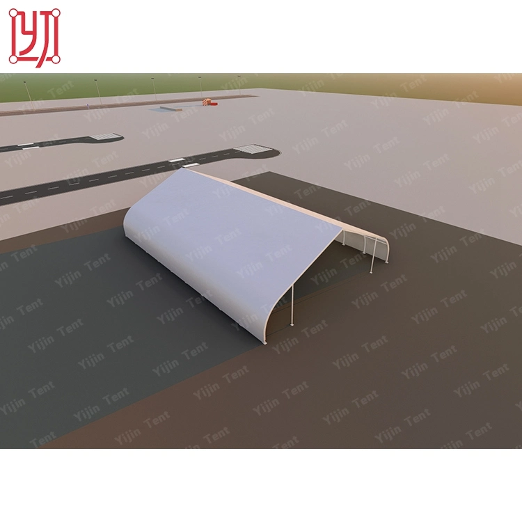 20m 30m Large Curve Shape TFS Hangar Construction Tent Warehouse