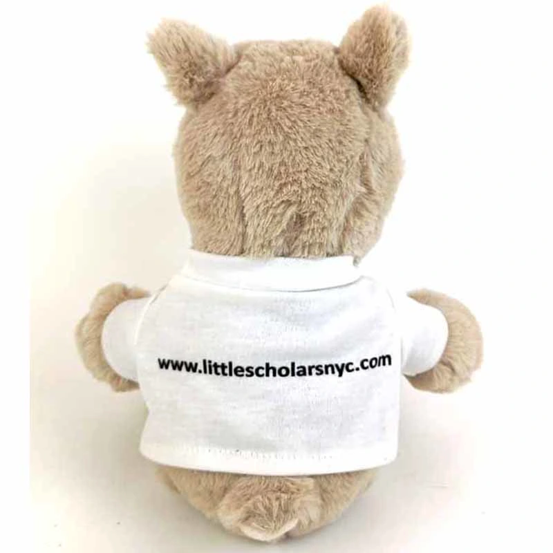 Logo Customized 20cm Sitting Wearing T Shirt Soft Plush Toy Animal Stuffed Llama